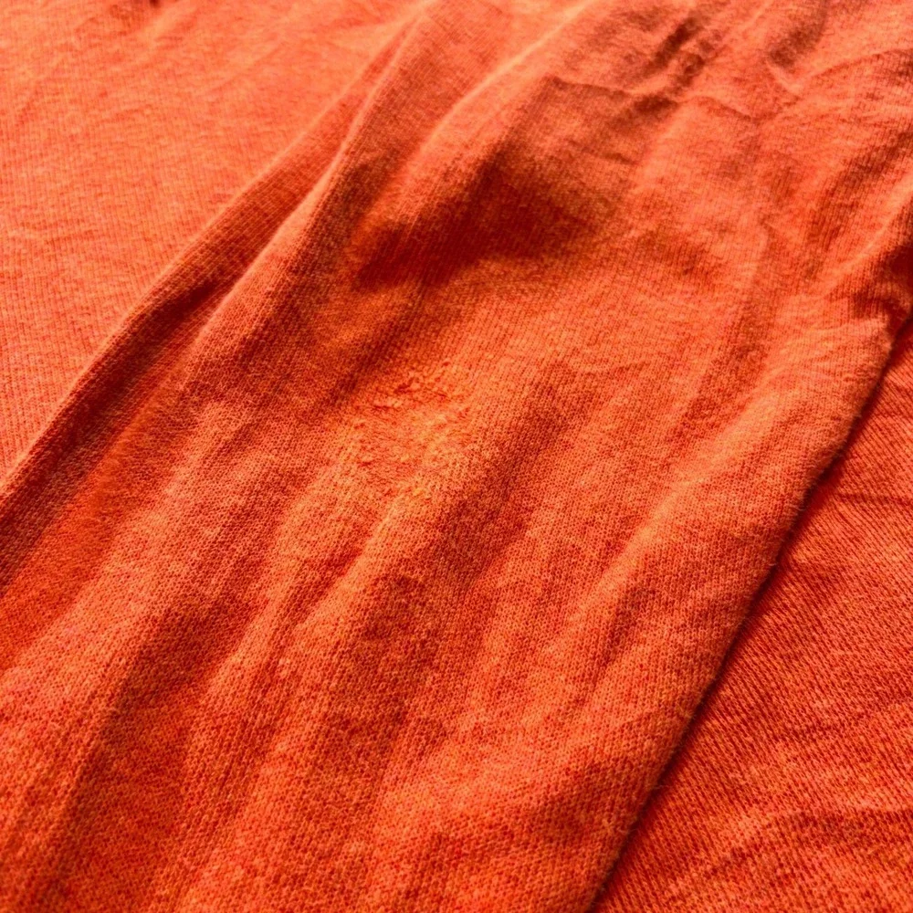 Polo Ralph Lauren‎ Quarter Zip Pullover Mens L Orange Estate Rib Cotton Sweater